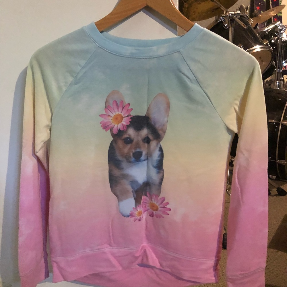 Rainbow Puppy Sweatshirt